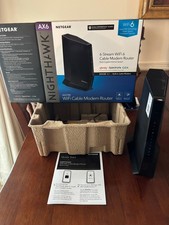 Brand New never used - Netgear - Nighthawk ax6 cable modem router picture