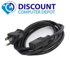 3 Prong Pin AC Power Cord Cable for PC Desktop Computer picture