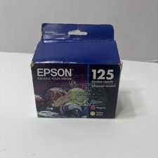 Epson T125 Cyan Magenta Yellow 3 Pack (T125120-BCS-F2M) Exp 09/2023 picture