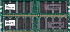 512MB 2x256MB PC-2100 DDR-266 SAMSUNG M368L3313BT1-CB0Q0 175924-001 DDR1 RAM KIT picture