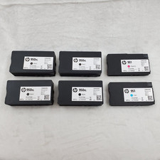 Genuine HP 950XL Black, 951 Magenta & Cyan Ink Cartridge Lot 6pc - Open Boxes picture