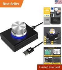 USB Volume Control Knob - Computer Speaker External Volume Control with 1-Key... picture