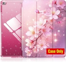 Cute Glitter Clear Protective Case for 9.7 Inch iPad 6th/5th Gen, Blossom Pink G picture