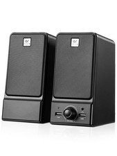 OROW USB Computer Speakers,Hi-Fi Stereo PC Speakers,16W Desktop Black  picture