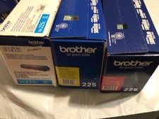 3-packs Genuine Brother TN-225 Cyan /Magenta/yellow high yield ink toners NEW picture