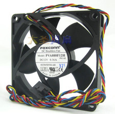 For FOXCONN 8020 8CM 12V 0.36A PVA080F12H-P02-AE 4-wire Cooling Fan picture