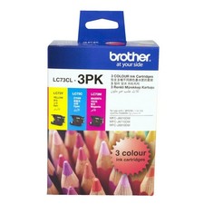 AU GENUINE Original Brother LC73CL3PK LC-73 3 Colour Value Pack Ink Cartridge picture