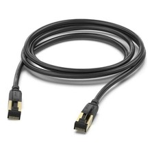 Hama 8 S/FTP Patch Cable Network Cable Black 3m picture