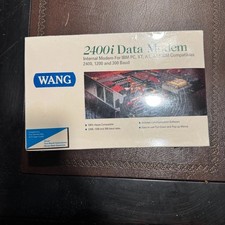 Vintage WANG 2400i Internal Modem IBM PC XT AT 300/1200/2400 Baud Sealed picture