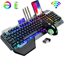 XINMENG K680 Wireless Gaming Keyboard Mouse Combo Ergonomic For PC Laptop RGB picture