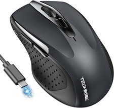 Bluetooth Mouse Rechargeable Wireless Mouse, 4800 DPI Optical picture