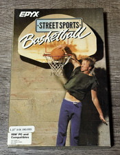 EPYX Street Sports Basketball IBM 5.25 Media - USED (Original Box and Manual) picture