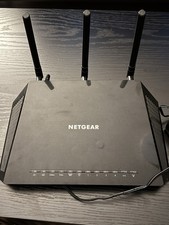 NETGEAR Nighthawk AC1750 WiFi Router R6700v3 Original Box & Power Adapt. Tested picture