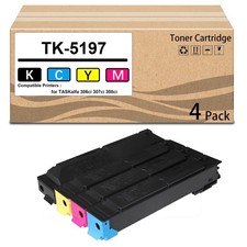 4Pack TK-5197 TK5197 Toner Cartridge Works for TASKalfa 306ci 307ci 308ci picture