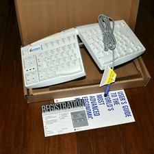 *BRAND NEW SPANISH VER* Goldtouch KFK-E88YQ PS/2 Keyboard Ergonomic Adjustable picture