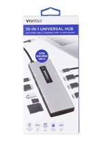 NEW - Vivitar 10-in-1 Universal Hub, USB C, HDMI, Charging, Card Reader picture