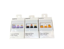 Lot of 3 North Figural Key Cap Pack Halloween, Smores & Moon / Stars NEW picture