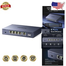 Unmanaged 2.5Gb Ethernet Switch 6-Port 10Gb SFP+ Link Aggregation picture