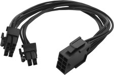 1PCS Cpu8-Pin Female Socket to CPU 8-Pin ATX 4-Pin Male Power Adapter Extension picture