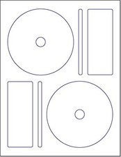 Memorex CD/DVD Label, 2 Per Page (250 Labels / 125 Sheets) picture