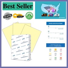 Dependable 20 lb Colored Printer Paper, 8.5x11 - 500 Sheets, 30% Recycled Fiber picture
