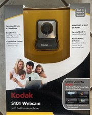 Webcam Built In Microphone S101 New in Package Mac or Windows kodak picture