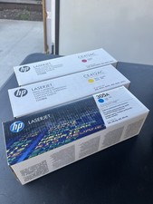 Original HP 3x Toner Set 305A (Cyan CE411A + Yellow CE412A + Magenta CE413A) picture