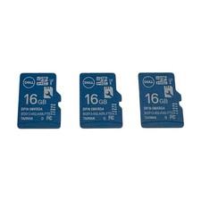 LOT OF (3) DELL 16GB VFLASH MICRO SD CARD / MKRD4 picture