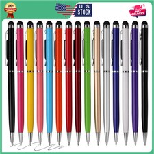 15 Pack Stylus Pens for Touch Screens Silver and Mixed Colors Universal Capac... picture