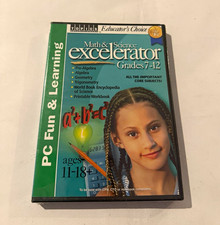 TOPICS Entertainment Math & Science Excelerator Grades 7-12 PC CD-ROM picture