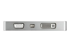 StarTechcom Aluminum Travel A/V Adapter 4-in-1 USB-C to VGA CDPVGDVHDMDP picture
