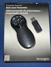 Kensington Red Laser Presenter Wireless Remote Control 4 Button Black picture