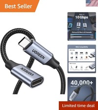 Versatile 3.3 ft USB C Extension Cable - 10Gbps Data Transfer & Fast Charging picture