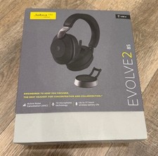 Jabra Evolve2 85 28599-989-989 USB-A UC Stereo Stand Black Wireless Headset-New picture