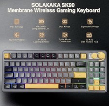 SOLAKAKA SK90 75% Wireless Gaming Keyboard - 4000Mah Tri-Mode (BT5.0/2.4G/USB-C) picture