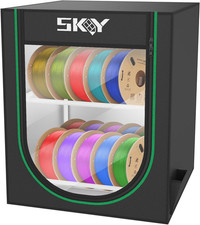 3D Printer Filament Storage Box - 2 Tiers Metal Filament Storage Rack picture