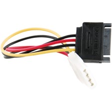 15-Pin SATA Power Female to 4-Pin Molex Male Adapter Cable for Hard Drive picture