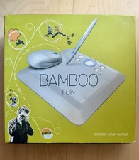Wacom Bamboo Fun CTE-450S USB Drawing Tablet Pen Mouse Original Box picture