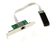 M2 PCIe Network Card B+M To RJ45 10G LAN 10 Gigabit Ethernet - AQTION AQC107 picture