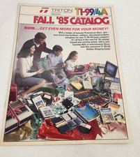 TI-99/4A Fall 1985 Triton Products Vintage Computer Holiday Software Catalog picture
