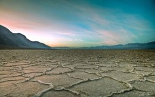 Landscape plains desert sky salt lakes pattern Custom Gaming Mat Desk picture