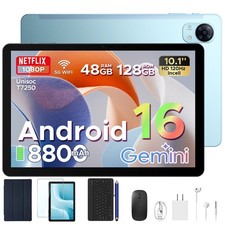 AORLYM P10PRO Android 16 Tablet 10.1 Inch 48GB+128GB 8800mAh 5G WiFi Widevine L1 picture