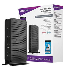 NETGEAR C3000-100NAS N300 (8x4) WiFi DOCSIS 3.0 Cable Modem Router picture