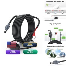 XTAR CB8 Starlink Mini O-Ring DC Charging Cable 3M/10FT with Switch picture