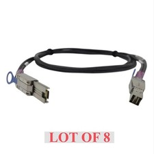 Dell 0YJXMR 2m Mini SAS SFF-8088 to SFF-8644 Storage SAS External Cable Lot 8 picture