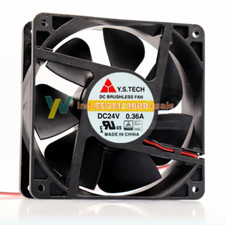 1pc new Y.S.TECH FD241238HB 12038 24V 0.36A 12cm 2-wire Inverter cooling fan picture