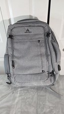AREYTECO Large Travel Laptop Backpack with USB Charging Port Heather Grey picture