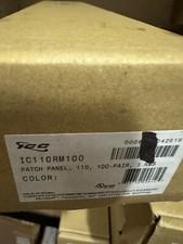 New ICC IC110RM100 PATCH PANEL, 110, 100-PAIR, 1 RMS picture