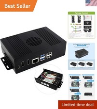 M.2 NVME PCIE Case for Raspberry Pi 5, with 2X HDMI Ports, Support 2X 4K Vide... picture