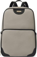 CLUCI Womens Laptop Backpack Leather 15.6 Inch Computer Travel Business GREY picture
